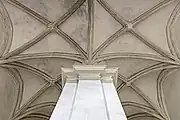 Plafond de l'escalier principal en croisée d'ogives