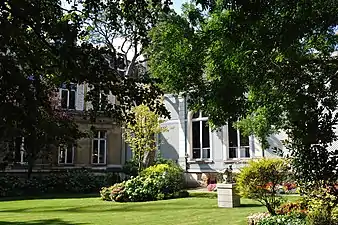 Jardin de l'hôtel de Beauvau.