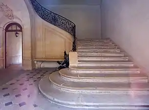 L’escalier.