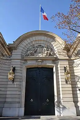 Hôtel de Marigny à Paris.