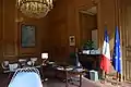 Chambre à couche du marquis de Rothelin, bureau pour le porte parole du Gouvernement en 2020.