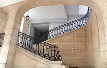 Les éscaliers d'honneur de l'hôtel de Villeroy.