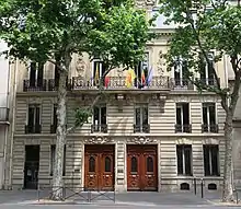 Ancien hôtel de Wignacourt. Actuelle délégation Wallonie-Bruxelles.