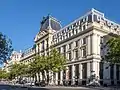 La façade du bâtiment sur le boulevard des Italiens.