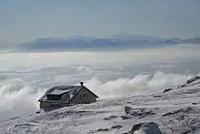 Hôtel du Chasseron et mont Blanc