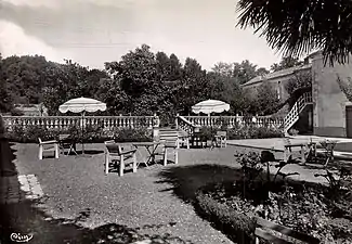 La terrasse du restaurant.