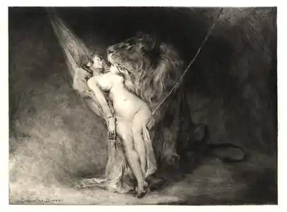 Le Lion amoureux (1890), eau forte.