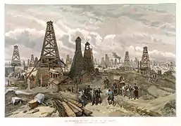 Puits de pétrole de Bakou (1886)