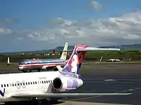 Hawaiian Airlines et American Airlines à OGG