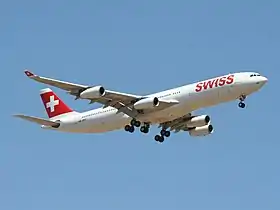 Airbus A340-300 de Swiss International Air Lines