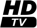 Logo apposé sur un appareil TV (720p) intégrant un tuner HD compatible. Les images 1080 sont affichées en 720 2006.