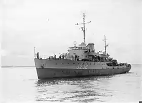 illustration de HMAS Glenelg (J236)