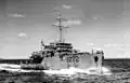 Le NCSM Esquimalt, coulé par le U-190 en 1945.
