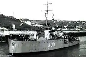 illustration de HMS Bangor (J00)