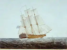 illustration de HMS Ajax (1798)
