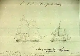 illustration de HMS Amazon (1799)