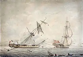 illustration de HMS Blanche (1786)