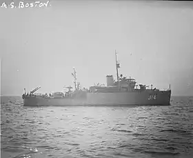 illustration de HMS Boston (J14)