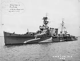 illustration de HMS Carlisle (D67)