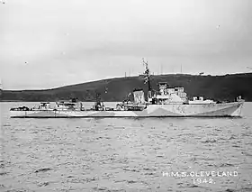 illustration de HMS Cleveland (L46)
