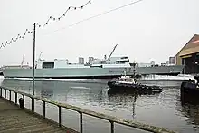 Lancement de HMS Daring à Scotstoun (1er février 2006)