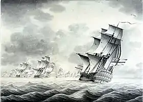 illustration de HMS Defiance (1744)