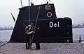 HMS Delfinen en 1982.