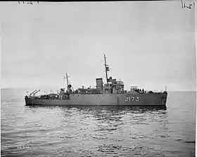 illustration de HMS Dornoch (J173)