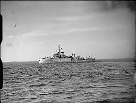 illustration de HMS Dunbar (J53)