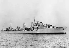 illustration de HMS Havant (H32)