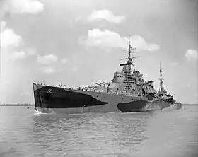 Le croiseur léger HMS Nigeria