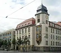 Le siège de l'Université des sciences appliquées (HTWK) au n° 145.