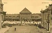 Façade de la gare d'Eindhoven, 1915 - 1925.