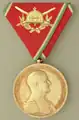 Médaille d'or pour officiers