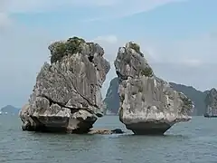 The Kissing Rocks.