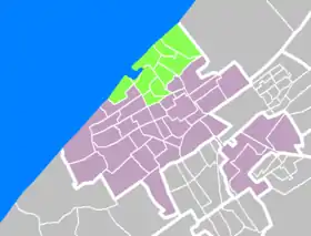 Localisation de Schéveningue