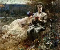 Temptation of Sir Percival (1894).