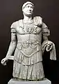 Statue d'Hadrien (découverte dans l'odéon) offerte par les habitants de Troie pour célébrer le passage de l'empereur dans la cité.