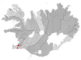 Localisation de Hafnarfjörður