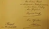 Signature de Eduard Hagenbach-Bischoff