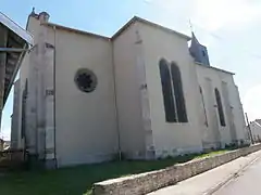 Façade ouest de l'église Sainte-Gontrude