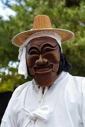 Masque hahoetal, Corée du Sud