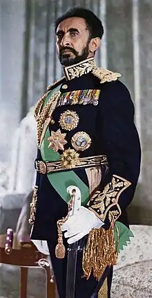Haïlé Sélassié, commandant de l'armée éthiopienne.