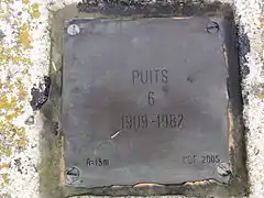 Puits no 6, 1909 - 1982.