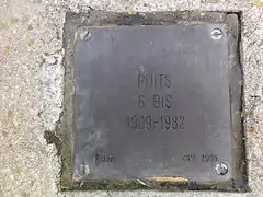 Puits no 6 bis, 1909 - 1982.