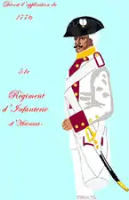 régiment de Hainault de 1776 à 1779