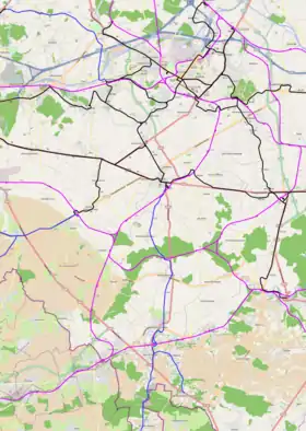 Plan des lignes de la région du Centre.