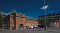 La halle vue de la place du marché de Hakaniemi.