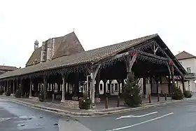 Les halles de Châtillon-sur-Chalaronne.