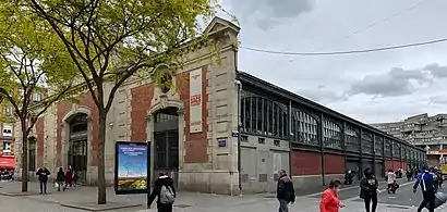 Halle du marché de Saint-Denis.